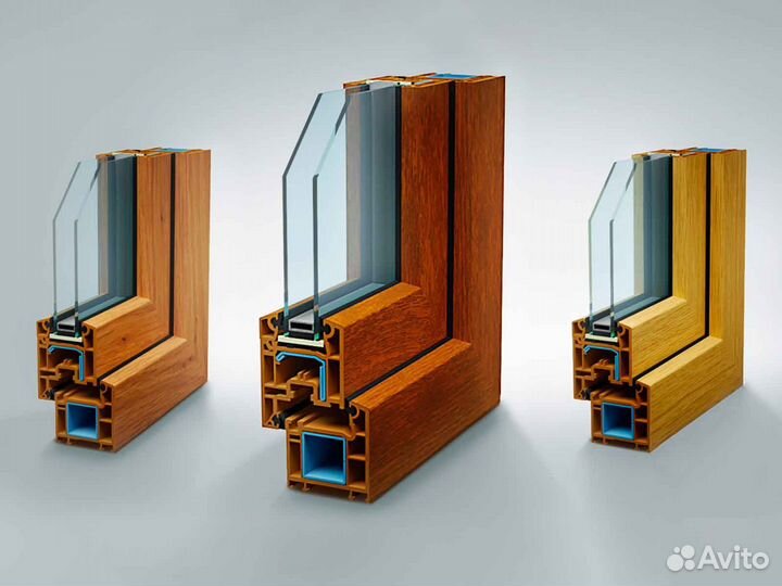 Ремонт окон, стеклопакет Стандарт RAL6041