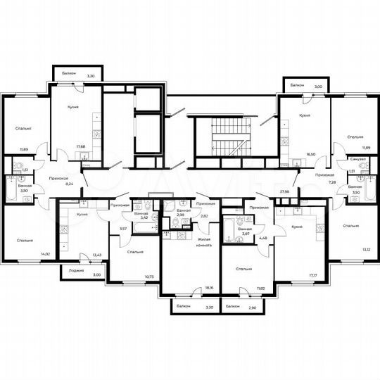 Квартира-студия, 25 м², 6/18 эт.