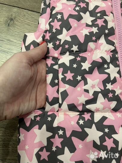 Жилетка для девочки Bodo размер 80-86 на 1-2 года