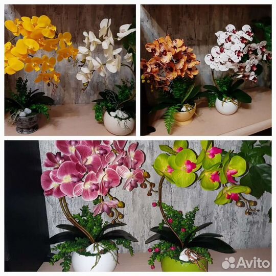 Интерьерные композиции из цветов