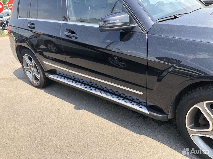 Боковые пороги OEM для Mercedes Benz GLK X204
