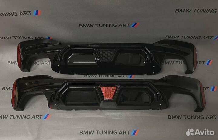 Диффузор M5 + насадки выхлопа карбон BMW 5 G30