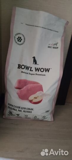 Корм для собак 10 кг bowl wow