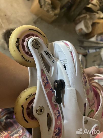 Роликовые коньки детские раздвижные