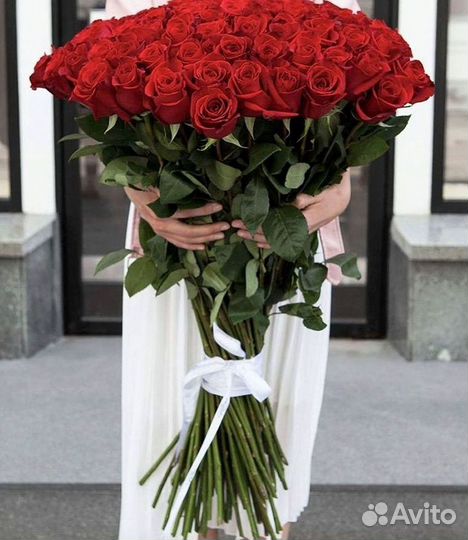 Высокие розы 150 160 170 180 190см доставка Москва