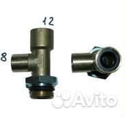 Фитинг тройник д.12* 8*М22 наружн. (Camozzi)