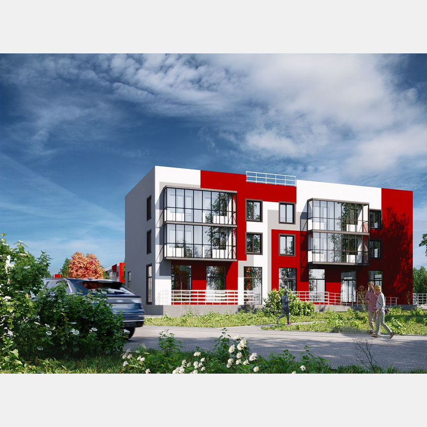 1-к. квартира, 44,8 м², 3/3 эт.