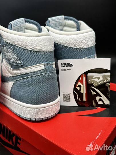 Air jordan 1 retro high og denim оригинал