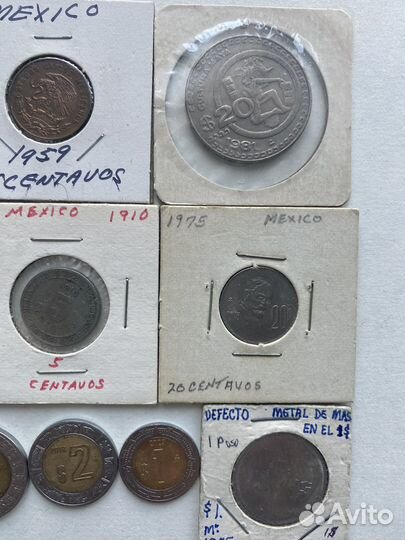 Монеты Мексики