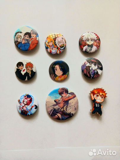 Значки с аниме