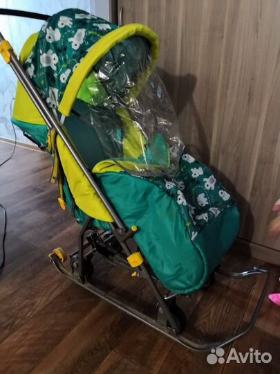 Детские санки коляска