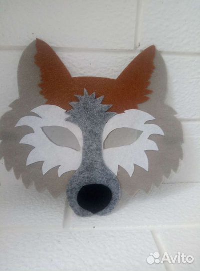 Маска/тигрёнок/волк/мышь /ёж и другие