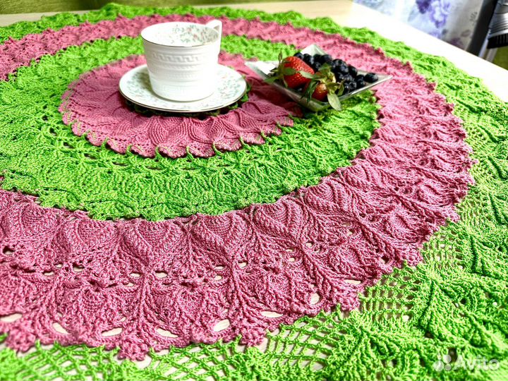 Скатерть на круглый стол