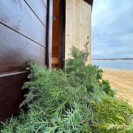 Баня на дровах на прицепе с доставкой