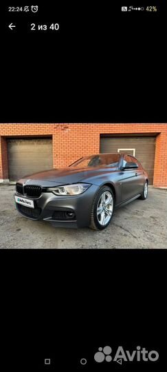 BMW 3 серия 2.0 AT, 2018, 124 500 км