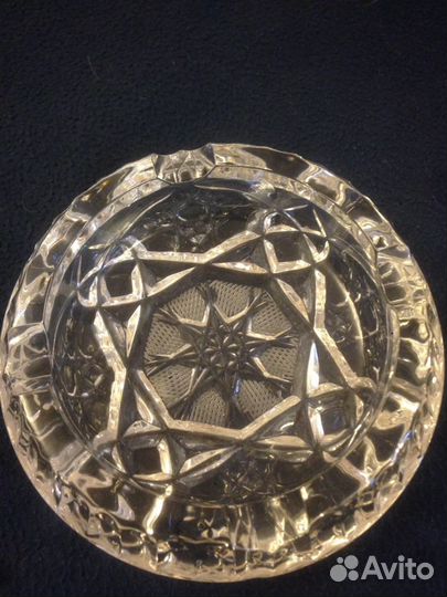 Пепельница : хрусталь(СССР )