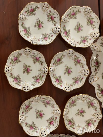 Сухарница с розетками гдр