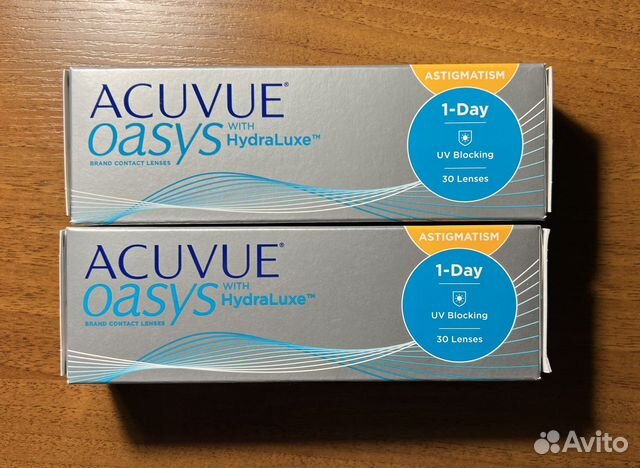 Acuvue hydraluxe astigmatism 30 линз