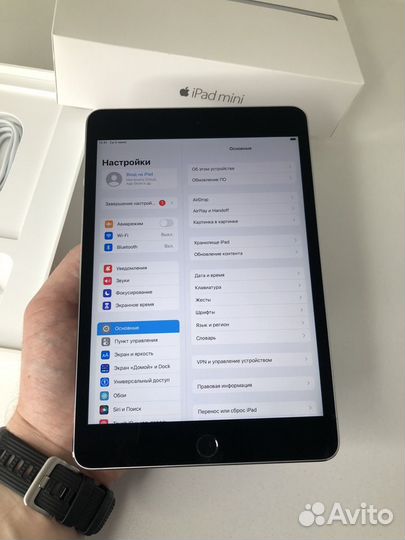 iPad mini 4 128gb без ремонтов,комплект