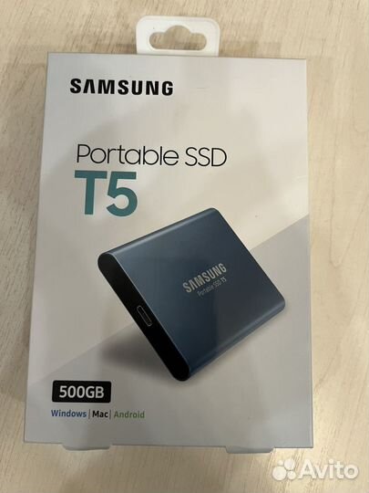 Переносной жесткий диск samsung новый 500