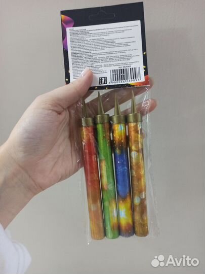 Свечи фонтаны для торта 