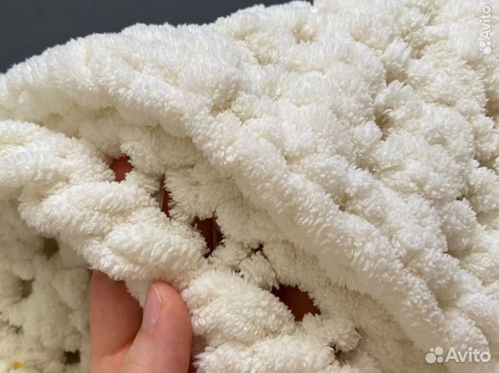 Вязанный плед детский ручная работа