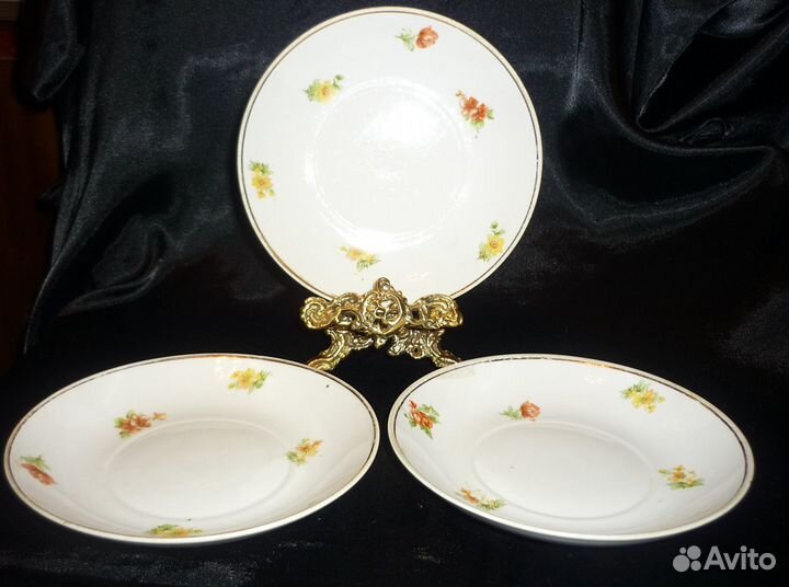 Редкие блюдца Пролетарий Новгород 1953-1958 г