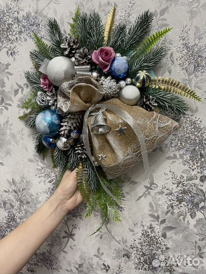 Новогоднее украшение, панно