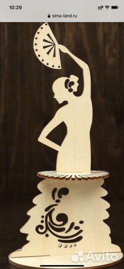 Салфетница из дерева