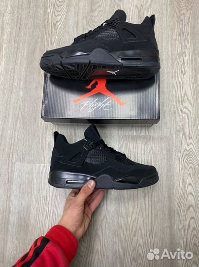 Кроссовки Air Jordan 4 Black Cat (36-45)