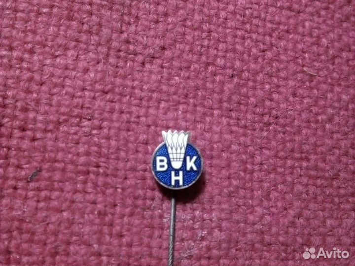 Бадминтон Швеция /эмаль,тяжёлый металл, XX век