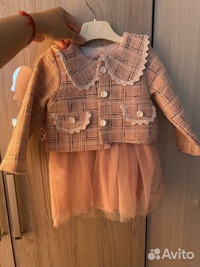 Платье с пиджаком детское