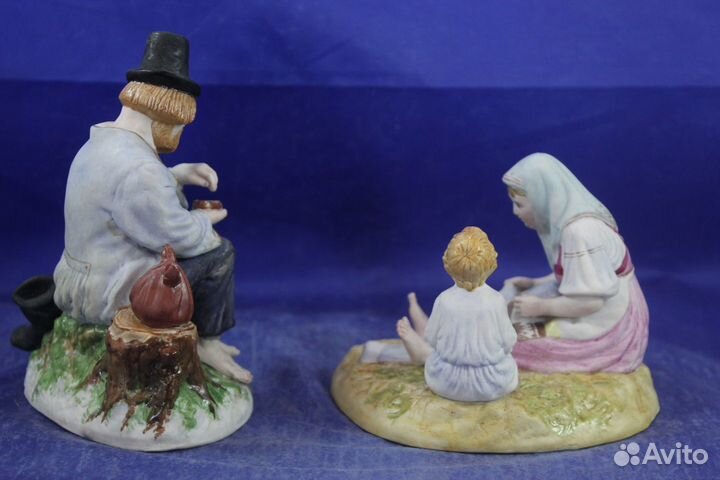 Статуэтки редкость музейного уровня фарфор бисквит