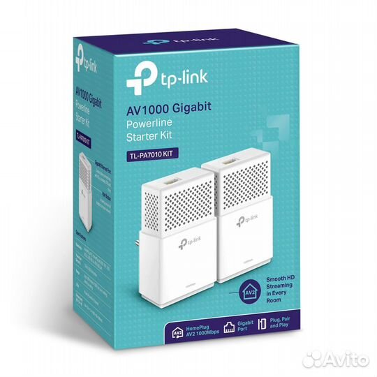 AV1000 Комплект Powerline адаптеров TL-PA7010 KIT