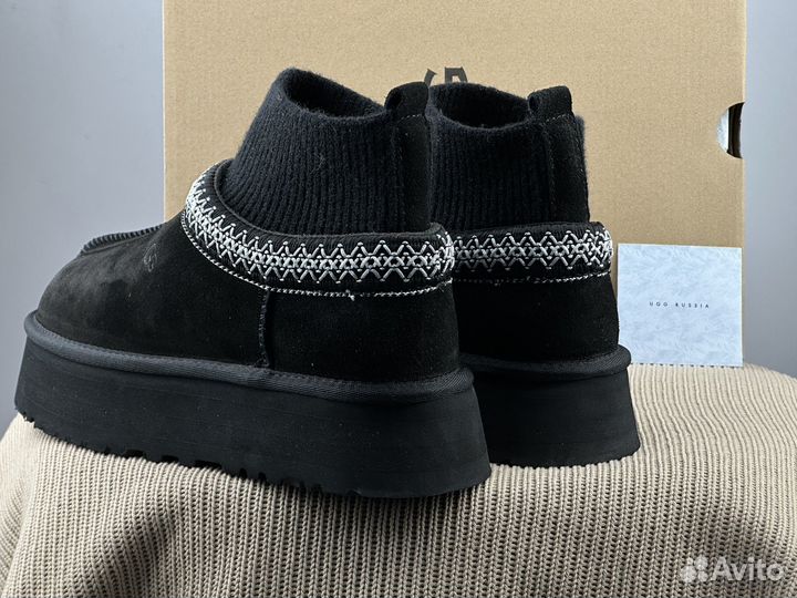 Угги UGG Tazz Knit Black