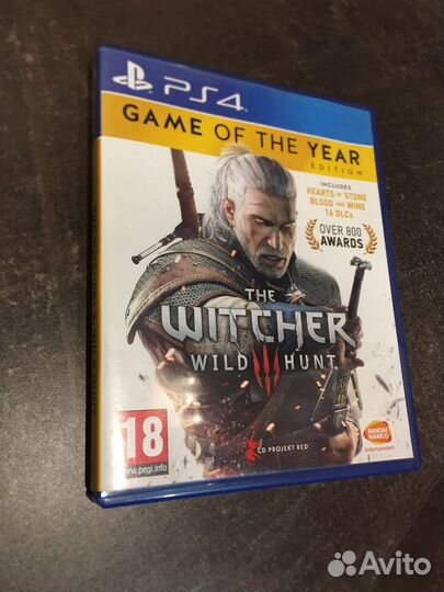 Ведьмак 3 Witcher ps4 ps5 диск