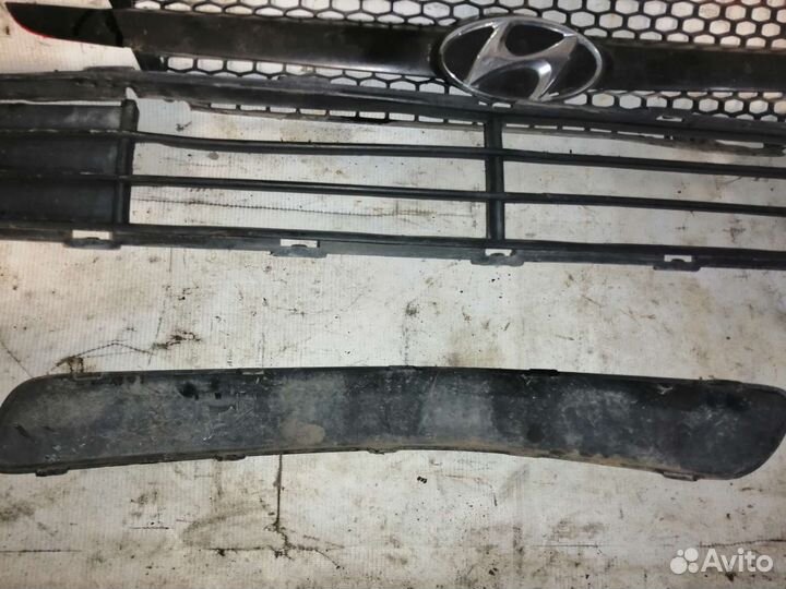 Молдинг бампера правый hyundai getz