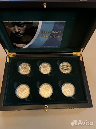 Монеты Властклин колец 2003 New Zealand coin set