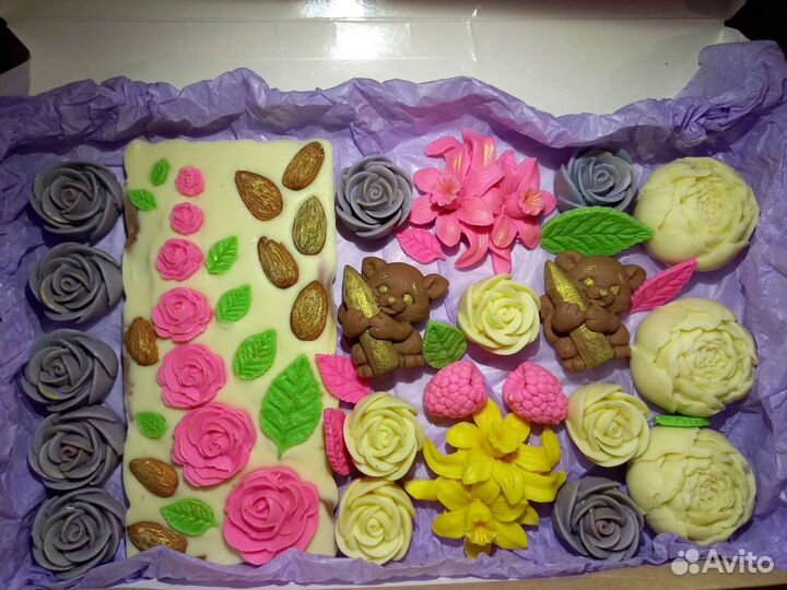 Съедобные букеты из шоколада