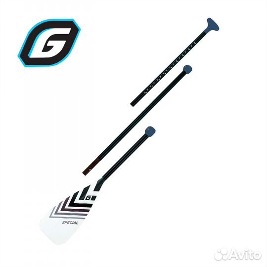 Весло SUP разборное Gladiator Origin SC белое