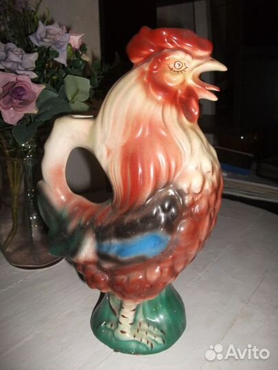 Кувшин Петух фаянс 50-е гг