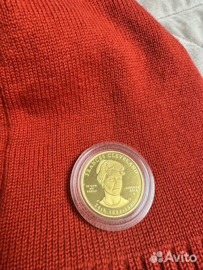 Монета frances cleveland