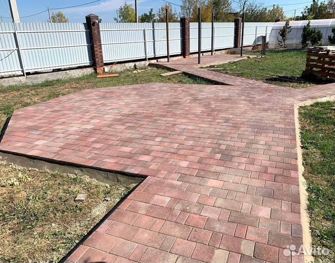 Укладка тротуарной плитки