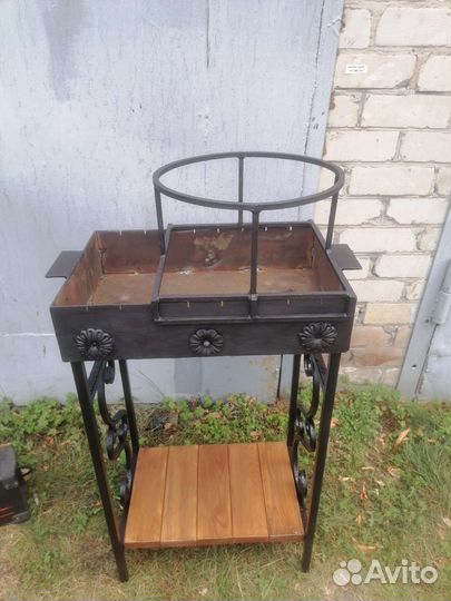 Мангал разборный 4 мм с подказанником