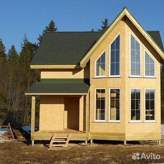 Строительство домов из сип-панелей / Строительство