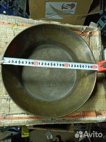 Тазик латунный старинный