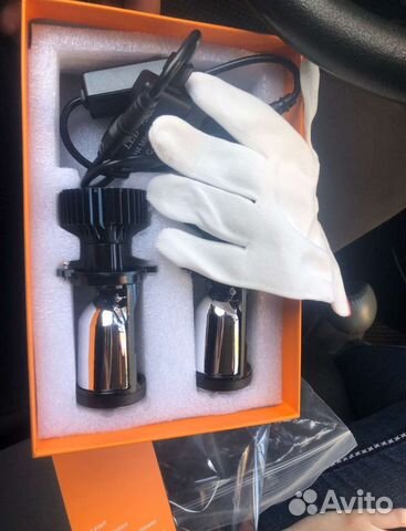 Лед лампы H4 bi LED мини линзы Y6D