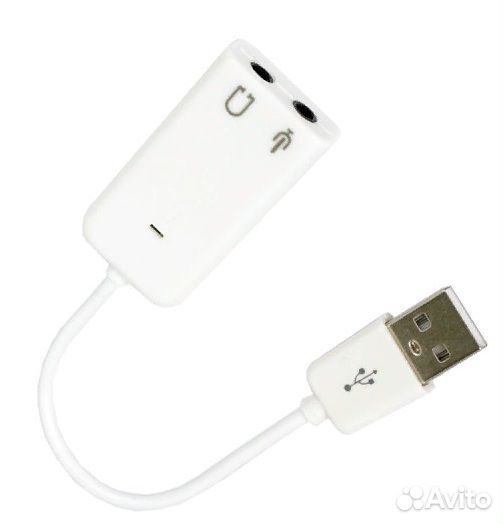 Переходник USB2.0) audio (2X3.5 jack) Z10