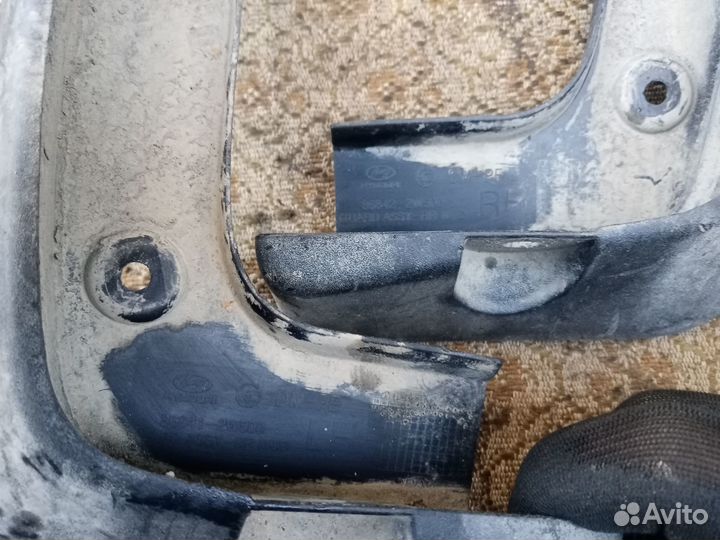 Брызговики задние на Хендай Санта Фе 16г