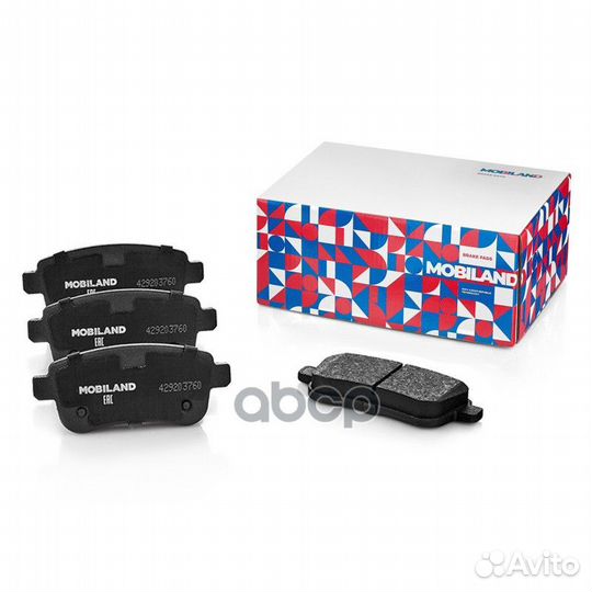 429203760 Колодки тормозные дисковые задние (4